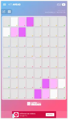 SUPER PADS LIGHTS android App screenshot 1